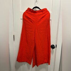 Lost + Wander Orange Wide Leg Pants
